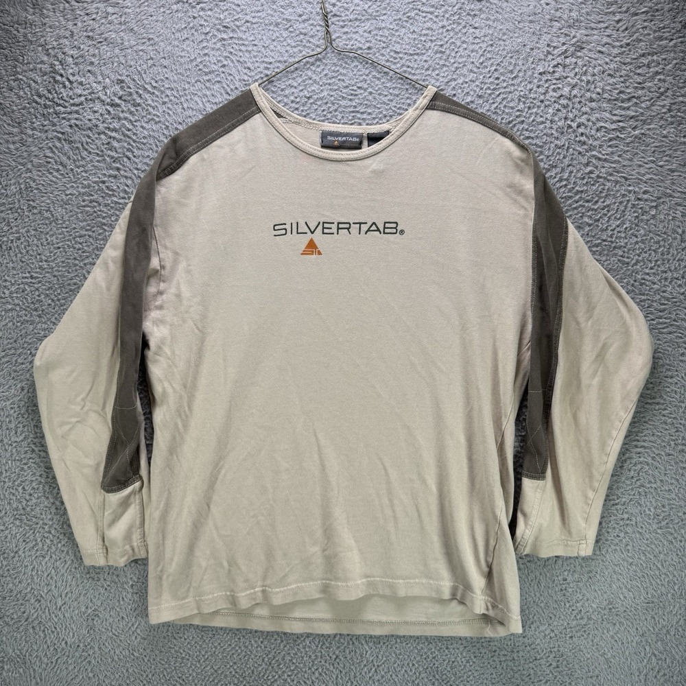 Vintage Levi's SilverTab Long Sleeve Shirt Size Large fits tight Y2K Skater